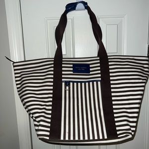 Henri Bendel Signature Striped Tote Bag